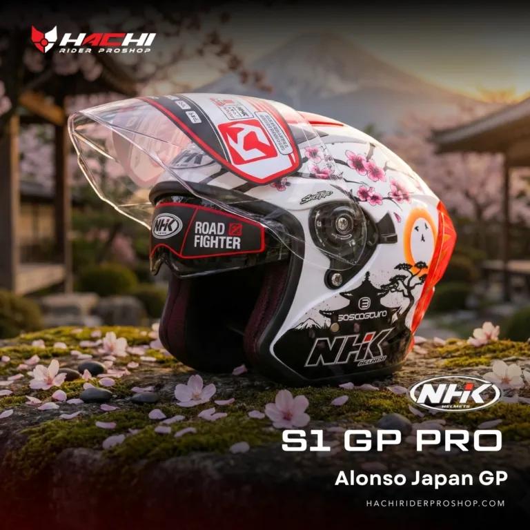 หมวกกันน็อคครึ่งใบ NHK S1 GP PRO - Alonso Japan GP
