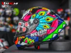 NOLAN X-804 RS ULTRA CARBON -  C.Davies Multicolor Replica