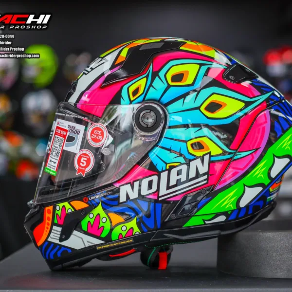 NOLAN X-804 RS ULTRA CARBON -  C.Davies Multicolor Replica