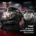 หมวกกันน็อคเต็มใบ NOLAN X-804 RS ULTRA CARBON - Gloss Carbon