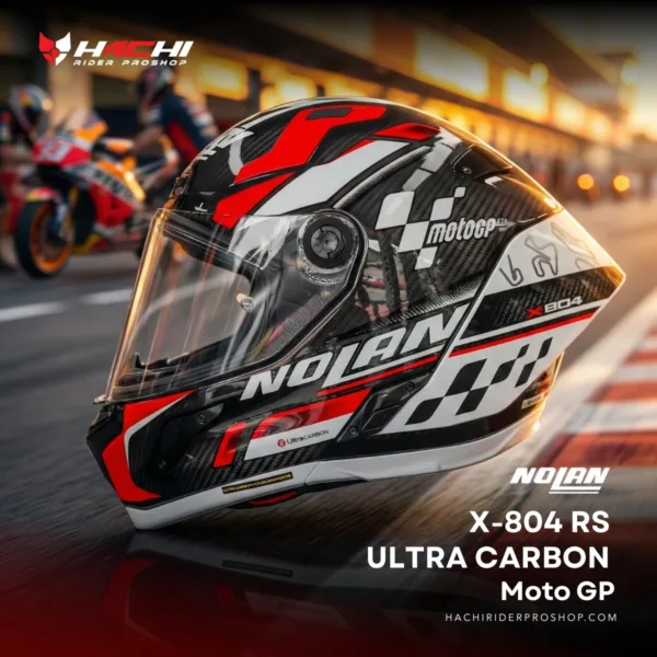 หมวกกันน็อคเต็มใบ NOLAN X-804 RS ULTRA CARBON - Moto GP
