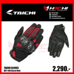 ถุงมือขี่มอเตอร์ไซค์ TAICHI GLOVE  - RST444 Black/Red
