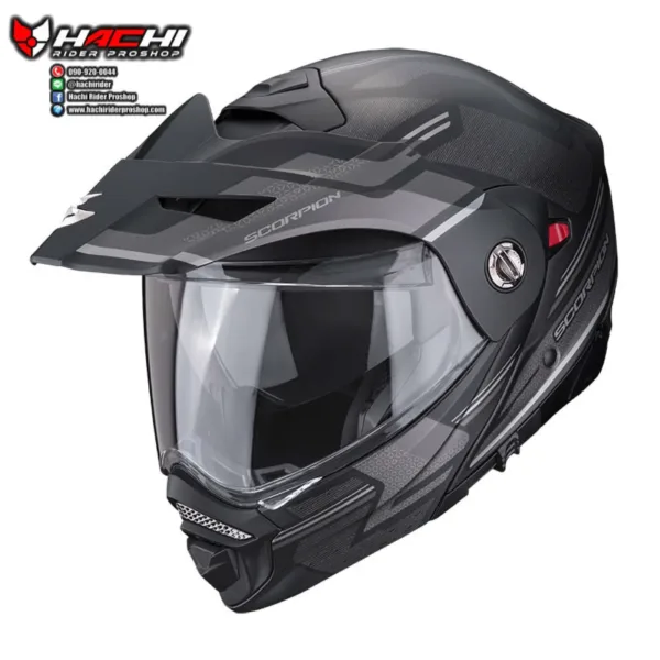 SCORPION ADX2 - Carrera Matt Black/Silver