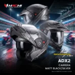 SCORPION ADX2 - Carrera Matt BlackSilver