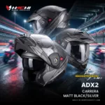 SCORPION ADX2 - Carrera Matt BlackSilver