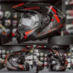 SCORPION ADX2 - Galane Silver/Black/Red - Image 2