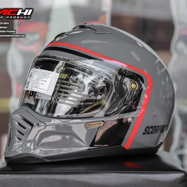 SCORPION EXO HX1 - Nostalgia Gray/Black/Red