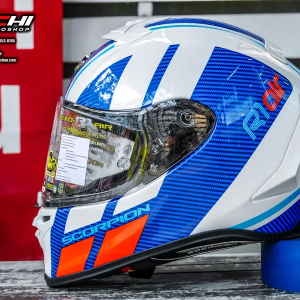 SCORPION EXO R1 AIR - Corpus White/Blue