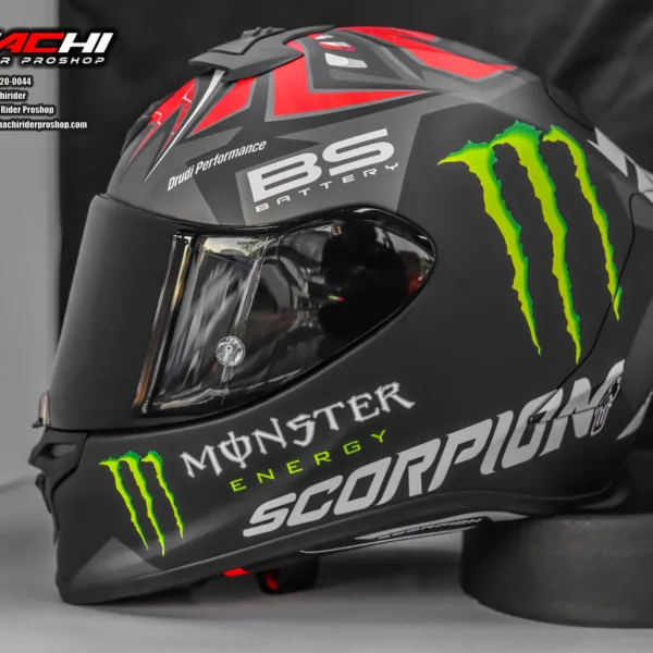 SCORPION EXO R1 AIR - Fabio Quartararo Monster Matt Red