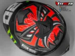 SCORPION EXO R1 AIR - Fabio Quartararo Monster Matt Red - Image 4