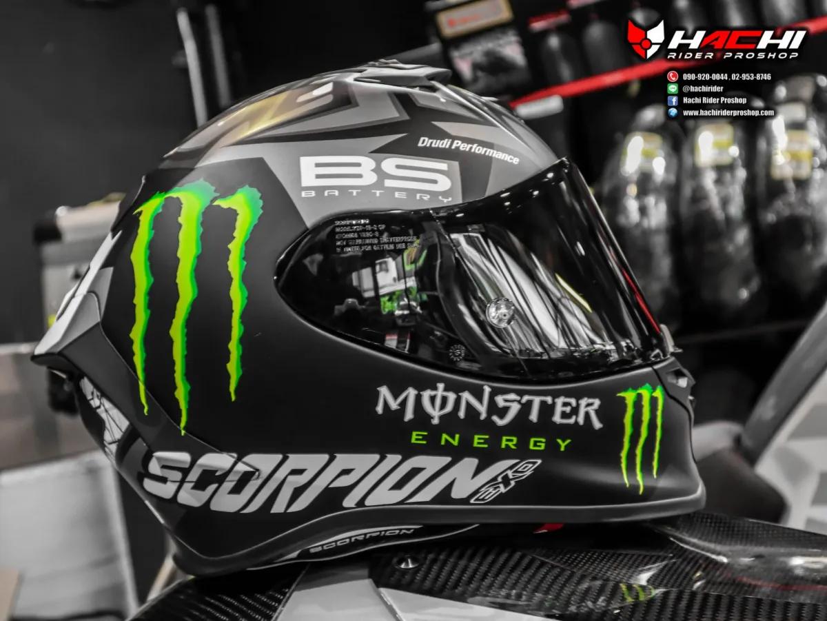 SCORPION EXO R1 AIR - Fabio Quartararo Monster Silver | Hachi