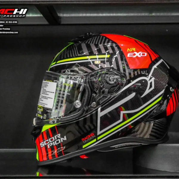 SCORPION EXO R1 AIR - Victory Black/Silver/Red