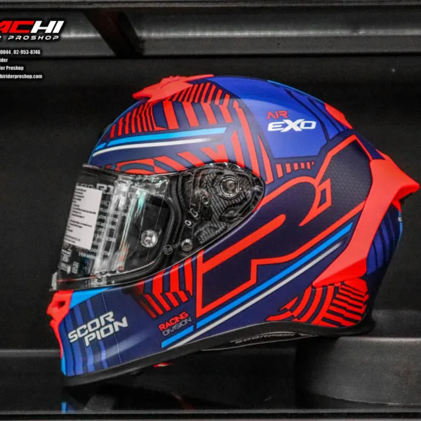 SCORPION EXO R1 AIR - Victory Matt Blue/Red