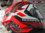 SCORPION EXO R1 EVO CARBON AIR - Supra Black/Red - Image 5