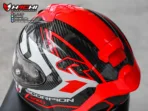 SCORPION EXO R1 EVO CARBON AIR - Supra Black/Red - Image 4