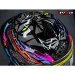 SCORPION EXO R1 EVO II AIR - Savage Black/Blue/Pink - Image 6