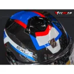 SCORPION EXO TECH EVO CARBON - Cosy Black/Blue/Red - Image 9