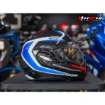 SCORPION EXO TECH EVO CARBON - Cosy Black/Blue/Red - Image 4