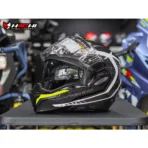 SCORPION EXO TECH EVO CARBON - Cosy Black/Neon Yellow - Image 4