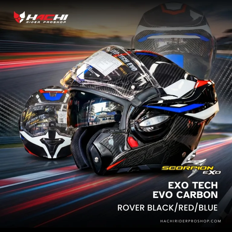 SCORPION EXO TECH EVO CARBON - Rover BlackRedBlue
