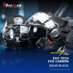 หมวกกันน็อคยกคาง SCORPION EXO TECH EVO CARBON - Solid Black