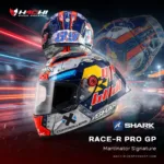 หมวกกันน็อคเต็มใบ SHARK RACE-R PRO GP - Martinator Signature Cover