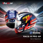 หมวกกันน็อคเต็มใบ SHARK RACE R PRO GP Zarco Signature Cover