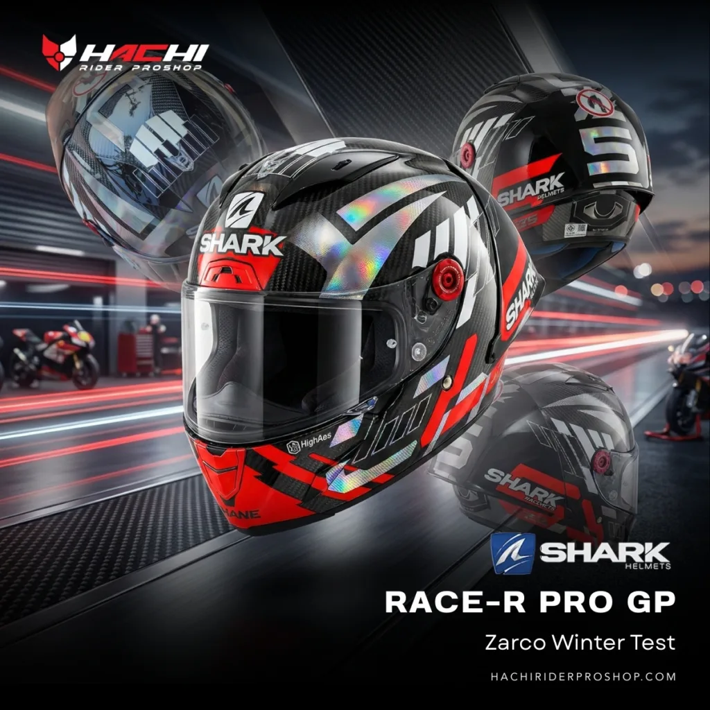 หมวกกันน็อคเต็มใบ SHARK RACE-R PRO GP - Zarco Winter Test