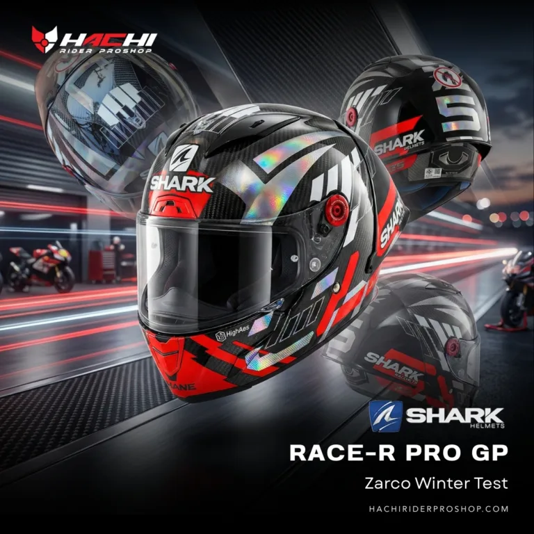 หมวกกันน็อคเต็มใบ SHARK RACE R PRO GP Zarco Winter Test