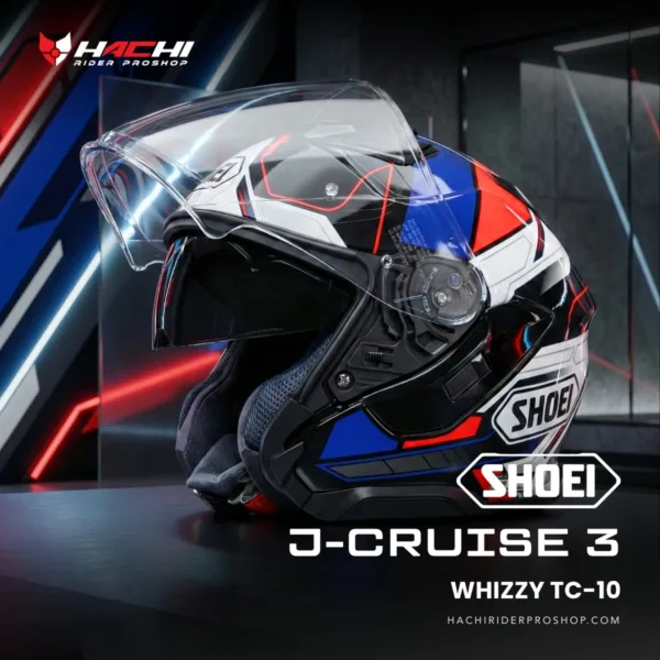 หมวกกันน็อคครึ่งใบ SHOEI J-CRUISE3 - Whizzy TC-10