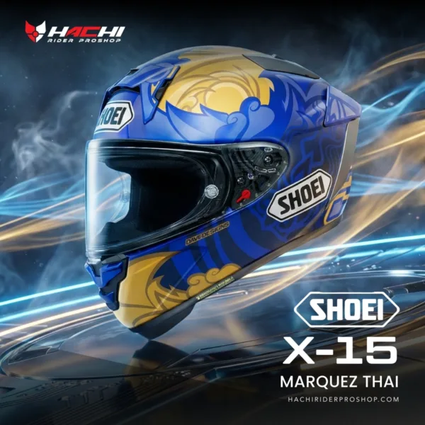 หมวกกันน็อคเต็มใบ SHOEI X-15 - Marquez Thai