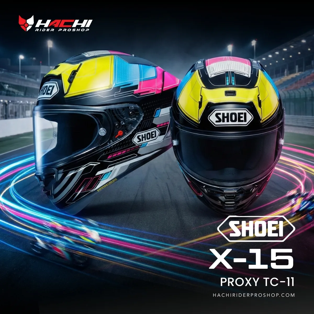 หมวกกันน็อคเต็มใบ SHOEI X-15 - Proxy TC-11