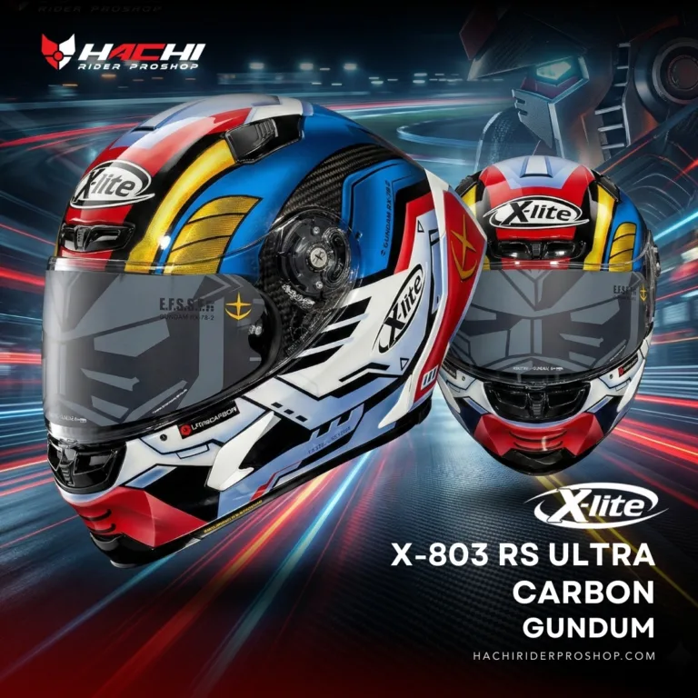 หมวกกันน็อคเต็มใบ X-lite X-803 RS ULTRA CARBON - Gundam