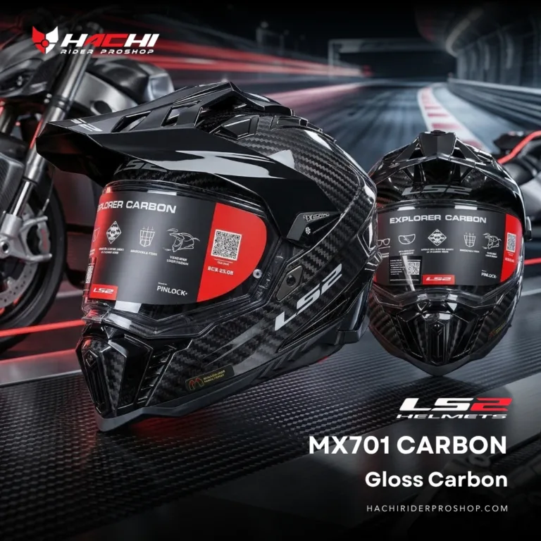 LS2 MX701 CARBON Gloss Carbon