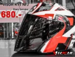 ชิลด์หน้าหมวกกันน็อค KYT VISOR รุ่น NFJ , TTR JET - Image 3