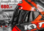 ชิลด์หน้าหมวกกันน็อค KYT VISOR รุ่น NFR , NX-RACE , NZ-RACE , STRIKER - Image 2