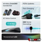 บลูทูธติดหมวกกันน็อค ASMAX BLUETOOTH - S2 - Image 8