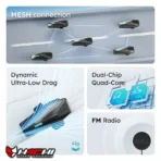 บลูทูธติดหมวกกันน็อค ASMAX BLUETOOTH - S2 - Image 7