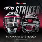 หมวกกันน็อคเต็มใบ KYT STRIKER - Espargaro 2018 Replica