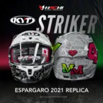 หมวกกันน็อคเต็มใบ KYT STRIKER - Espargaro 2021