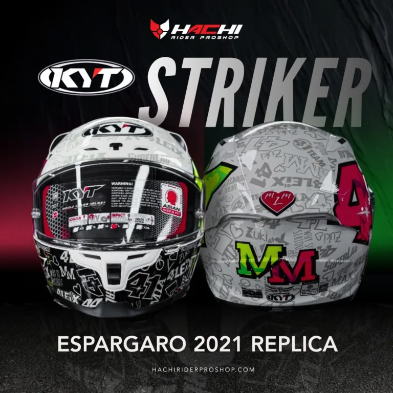 หมวกกันน็อคเต็มใบ KYT STRIKER - Espargaro 2021