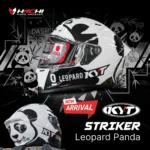 KYT STRIKER - Leopard Panda (Limited Edition)