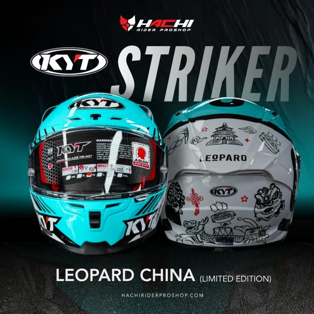 หมวกกันน็อคเต็มใบ KYT STRIKER - Leopard China