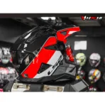 LS2 MX702 PIONEER II - Rally Red/White - Image 7