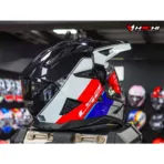 LS2 MX702 PIONEER II - Rally Red/White/Blue - Image 4