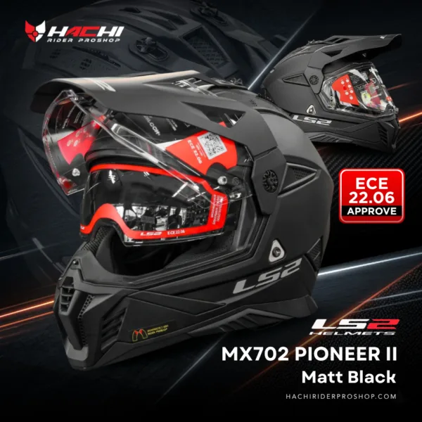 LS2 MX702 PIONEER II Matt Black