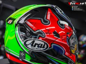ARAI RX-7V - Nakano Shuriken Green - Image 7