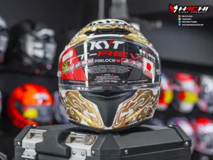 KYT TT REVO - Enea Indonesia 2023 White Replica - Image 3