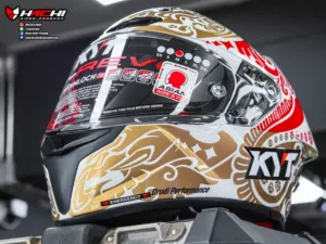 KYT TT REVO - Enea Indonesia 2023 White Replica - Image 6