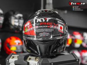KYT TT REVO - Gloss Black - Image 3